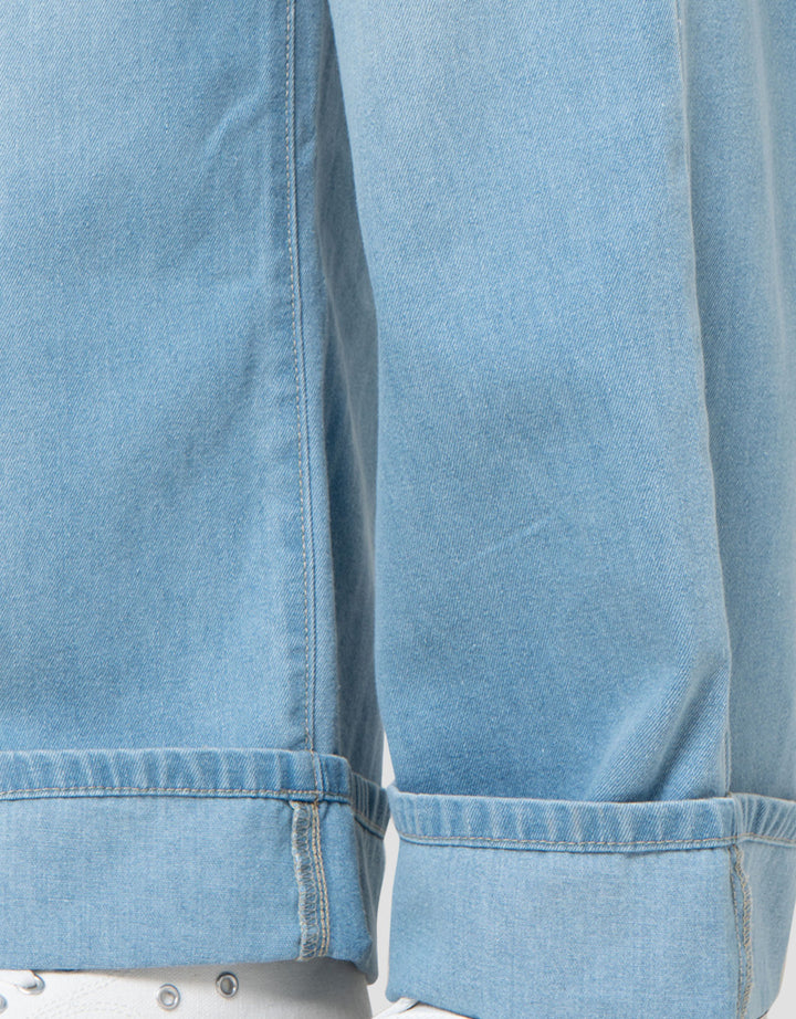 Nevada Bawah Lipat Celana Denim Anak Perempuan