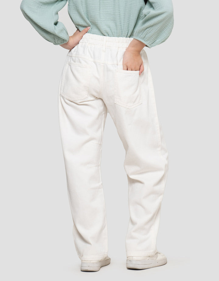 Nevada Barrel Fit Celana Denim Anak Perempuan