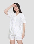 Nevada Woven Mini Flower Piyama Setelan Wanita