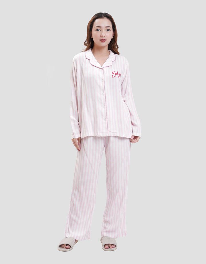 Nevada Stripy Emily Piyama Setelan Wanita