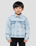 Suko Jaket Denim Lengan Panjang Anak Laki-Laki