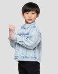 Suko Jaket Denim Lengan Panjang Anak Laki-Laki