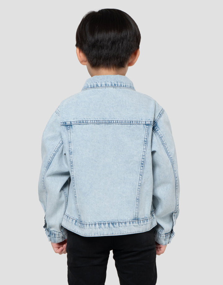 Suko Jaket Denim Lengan Panjang Anak Laki-Laki