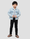 Suko Jaket Denim Lengan Panjang Anak Laki-Laki