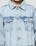 Suko Jaket Denim Lengan Panjang Anak Laki-Laki