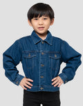 Suko Jaket Denim Lengan Panjang Anak Laki-Laki
