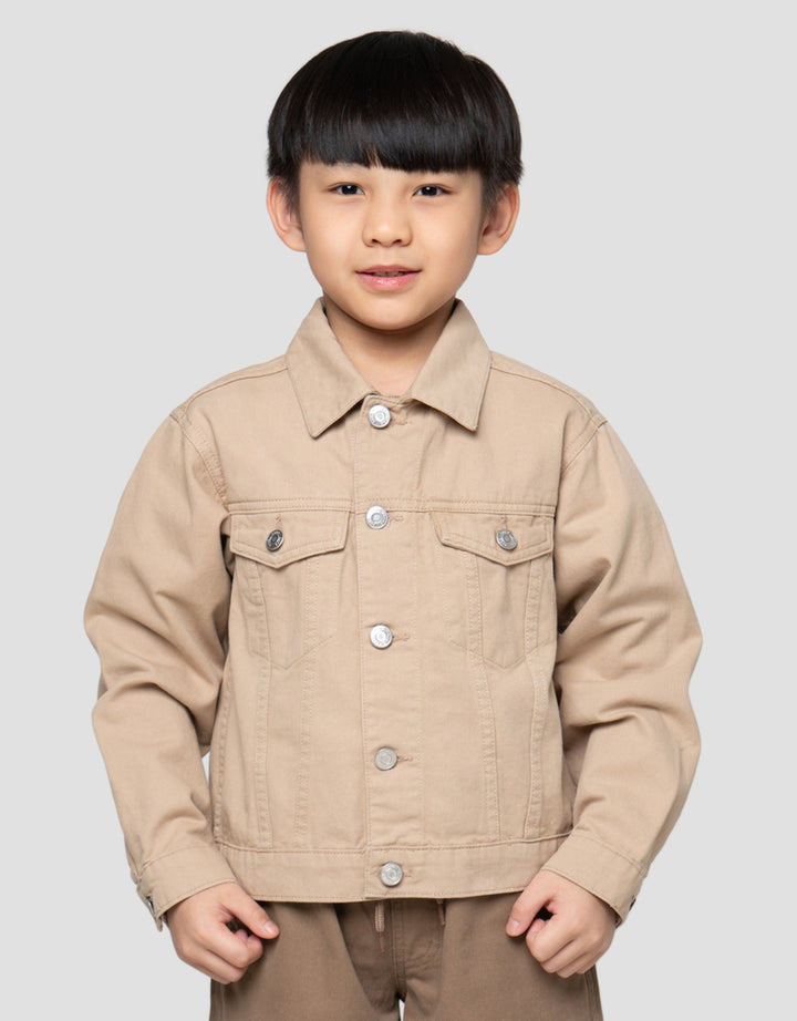 Suko Jaket Denim Lengan Panjang Anak Laki-Laki
