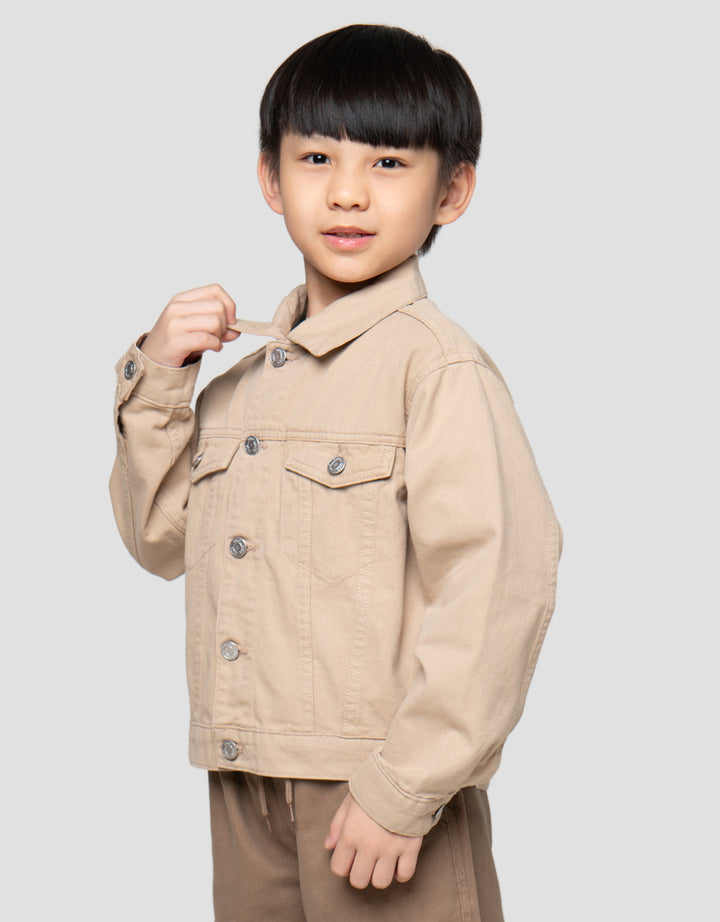 Suko Jaket Denim Lengan Panjang Anak Laki-Laki