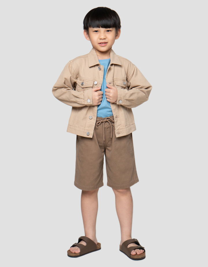 Suko Jaket Denim Lengan Panjang Anak Laki-Laki