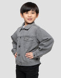 Suko Jaket Denim Lengan Panjang Anak Laki-Laki