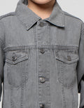 Suko Jaket Denim Lengan Panjang Anak Laki-Laki