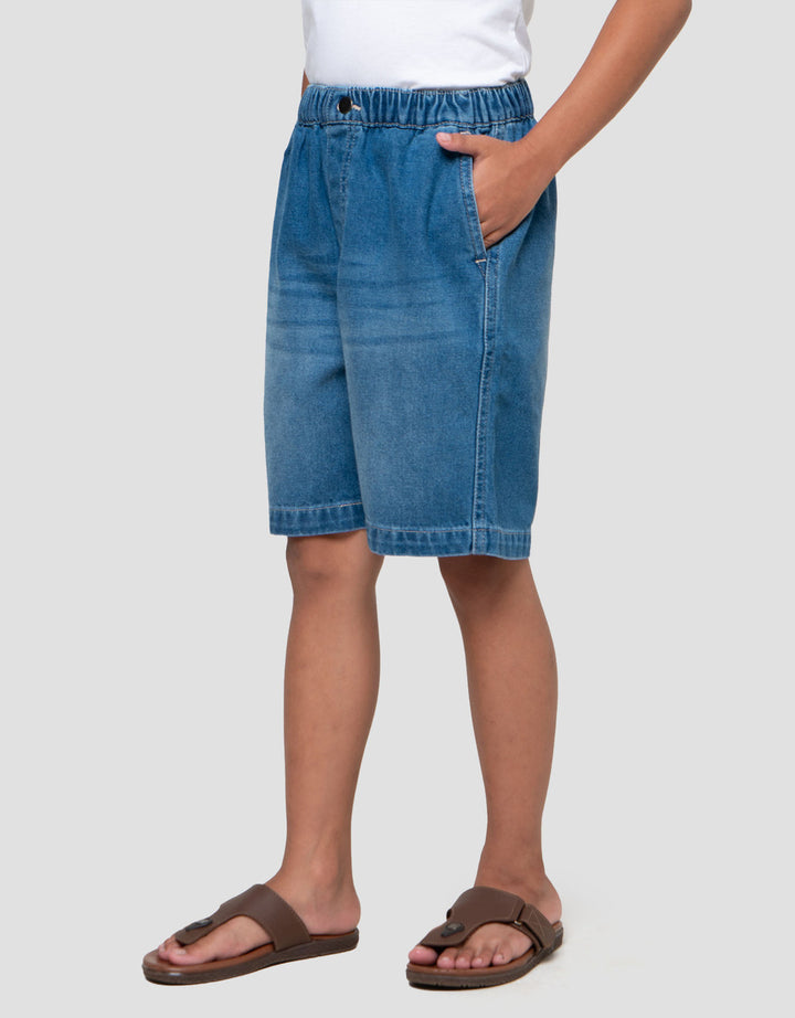 Suko Rileks Denim Celana Pendek Anak Laki-laki