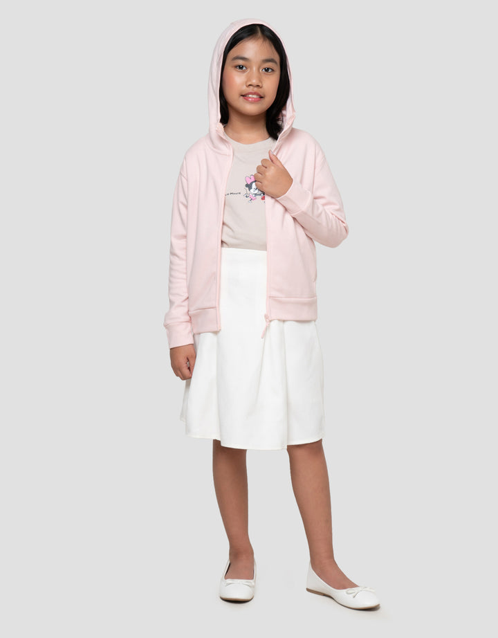 Suko Lengan Panjang Jaket Hoodie Anak Perempuan