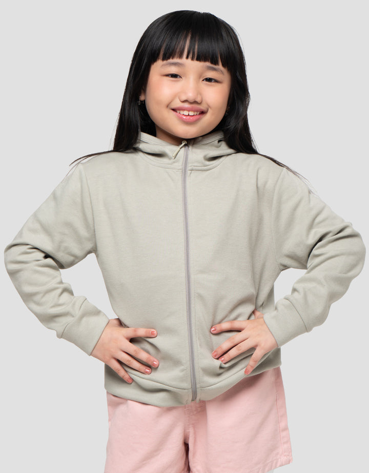 Suko Lengan Panjang Jaket Hoodie Anak Perempuan