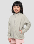 Suko Lengan Panjang Jaket Hoodie Anak Perempuan