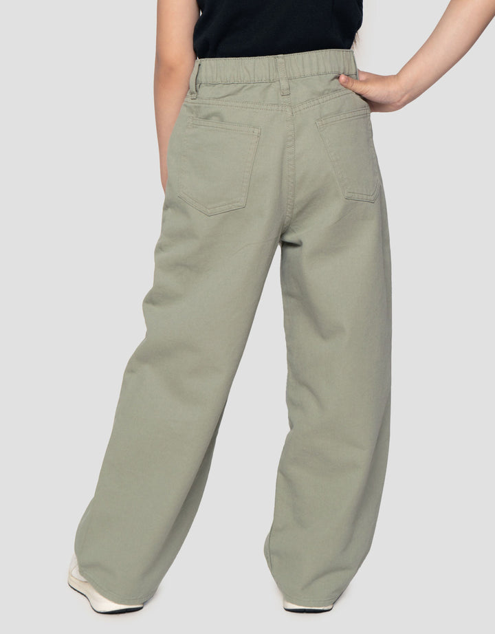 Suko Jeans Lurus Celana Denim Anak Perempuan