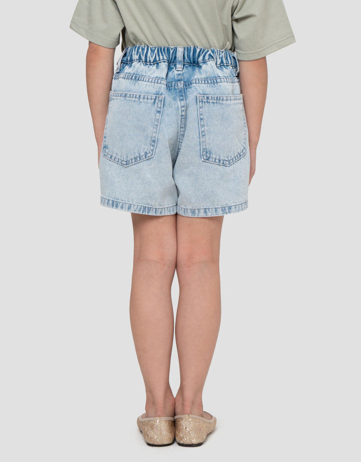 Suko Celana Pendek Denim Anak Perempuan