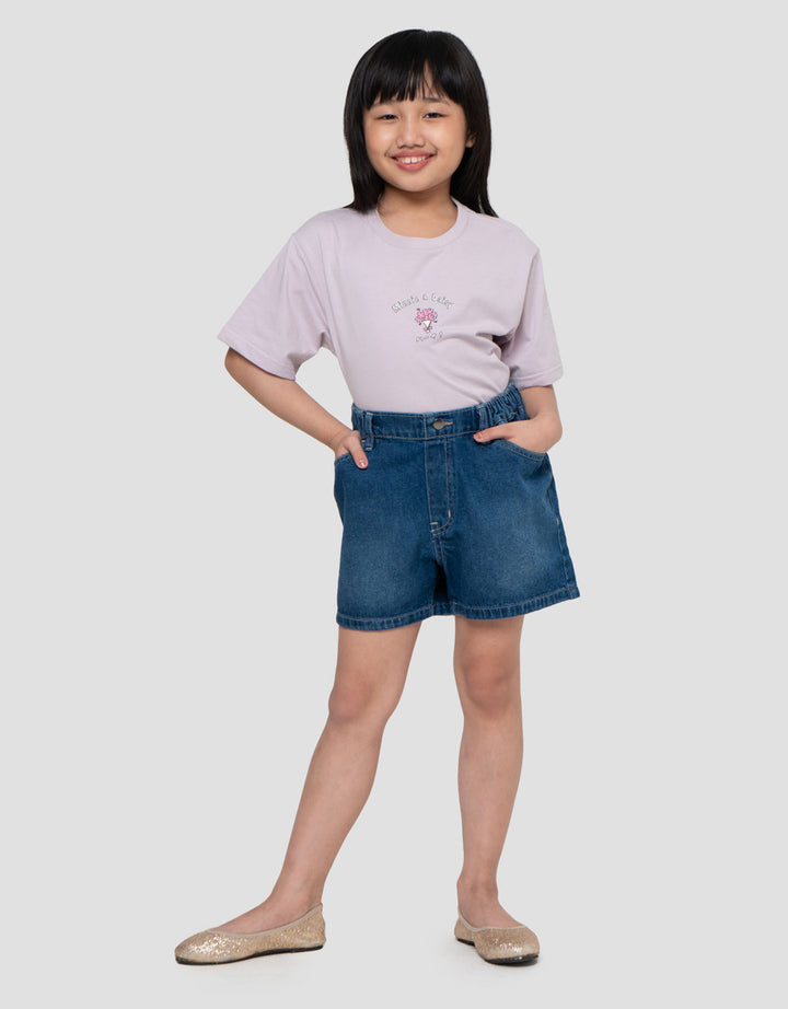 Suko Celana Pendek Denim Anak Perempuan