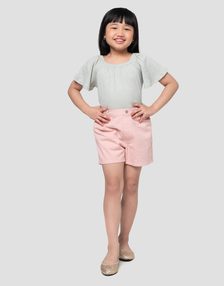 Suko Celana Pendek Denim Anak Perempuan