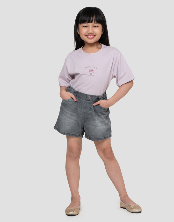 Suko Celana Pendek Denim Anak Perempuan