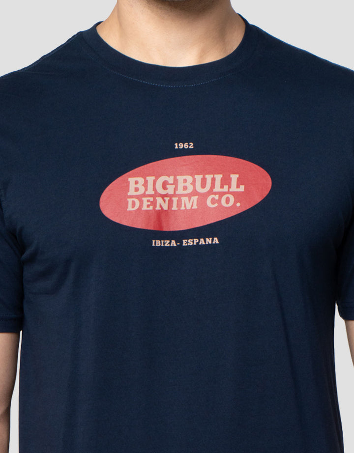 Lois Print Bigbull Denim Co Kaos Pria
