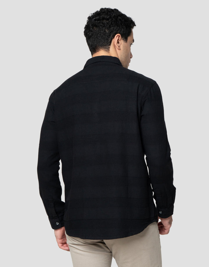 Lois Kemeja Casual Lengan Panjang Pria