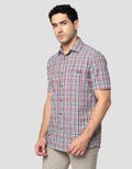 Lois Print Checks Kemeja Pria