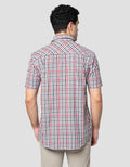 Lois Print Checks Kemeja Pria