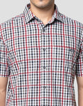 Lois Print Checks Kemeja Pria