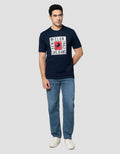 Lois Print Check Kaos Pria