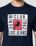 Lois Print Check Kaos Pria