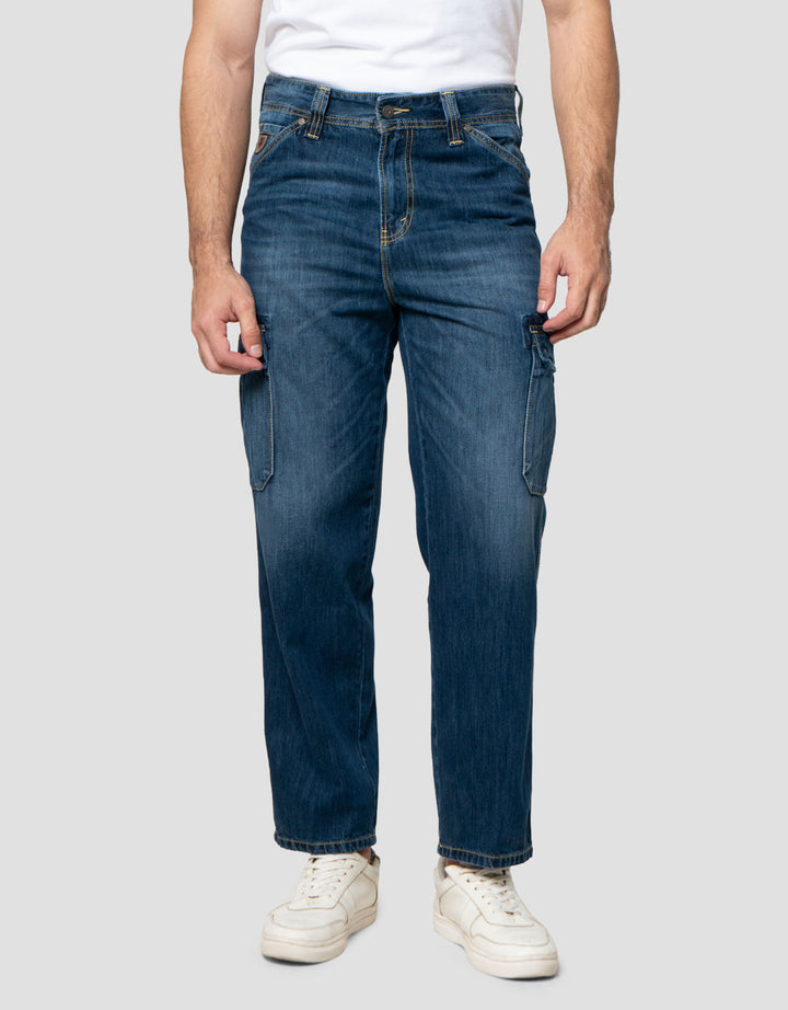 Lois Celana Cargo Jeans Crg127C Pria