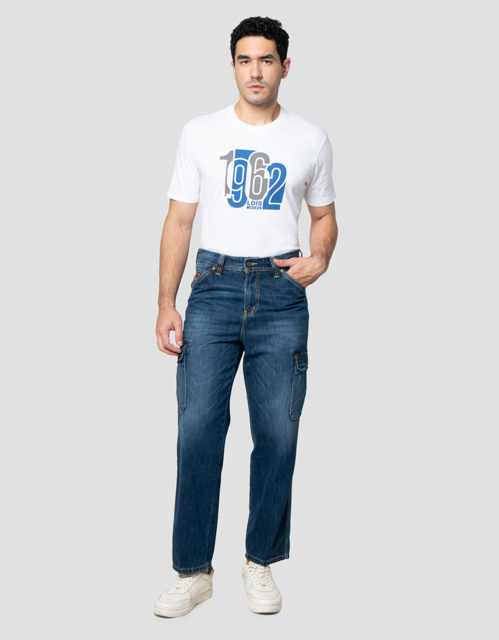 Lois Celana Cargo Jeans Crg127C Pria
