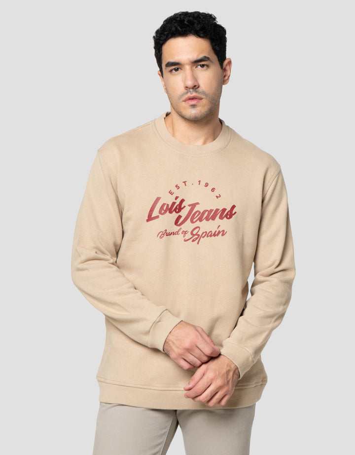 Lois Print Brand Of Spain Kaos Lengan Panjang Pria