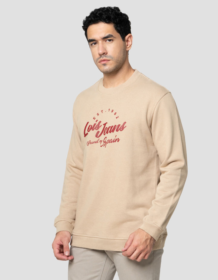 Lois Print Brand Of Spain Kaos Lengan Panjang Pria