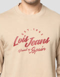 Lois Print Brand Of Spain Kaos Lengan Panjang Pria