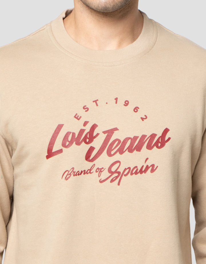 Lois Print Brand Of Spain Kaos Lengan Panjang Pria