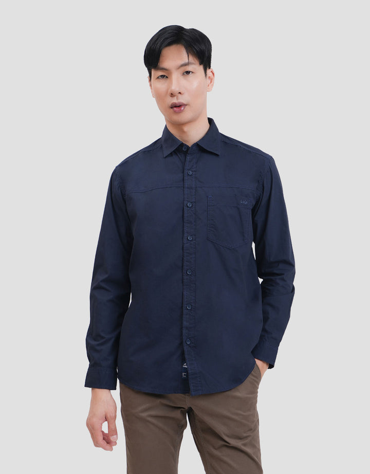 Lois KLL614 Kemeja Lengan Panjang Pria