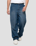 Nevada Basic Vintage Supper Baggy Fit Celana Denim Pria