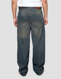 Nevada Basic Vintage Supper Baggy Fit Celana Denim Pria