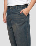 Nevada Basic Vintage Supper Baggy Fit Celana Denim Pria