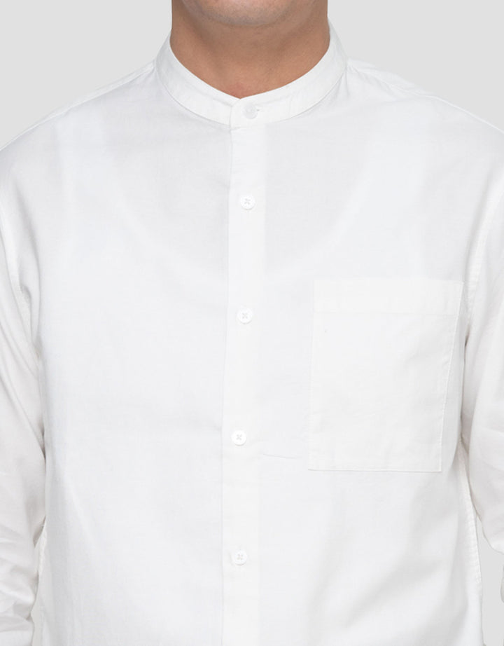 Cole Mandarain Oxford Kemeja Pria