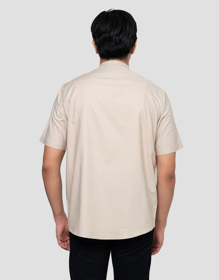 Cole Mandarain Oxford Kemeja Pria