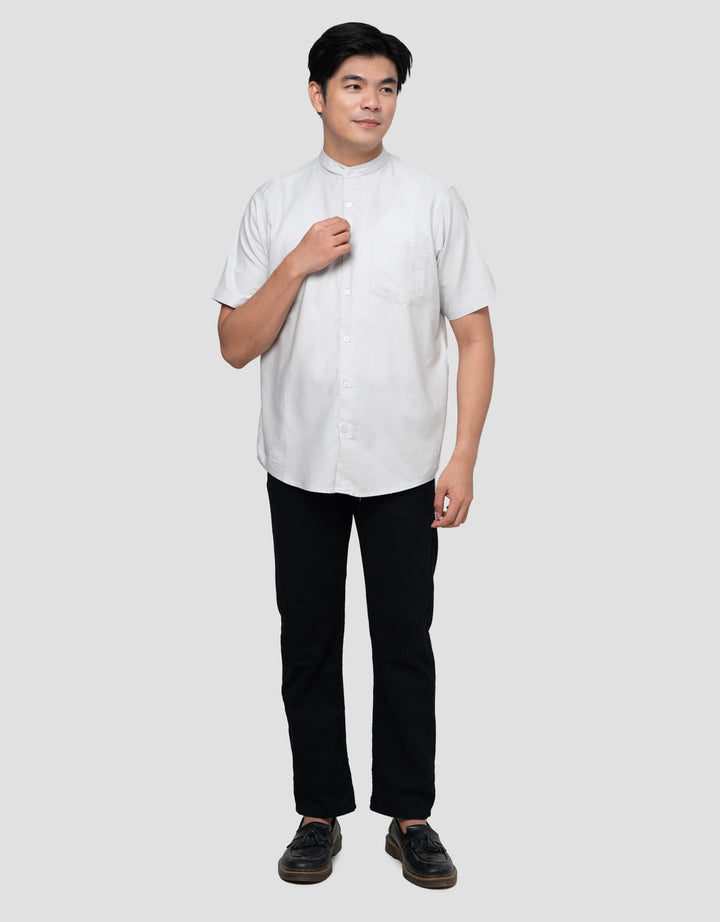 Cole Mandarain Oxford Kemeja Pria