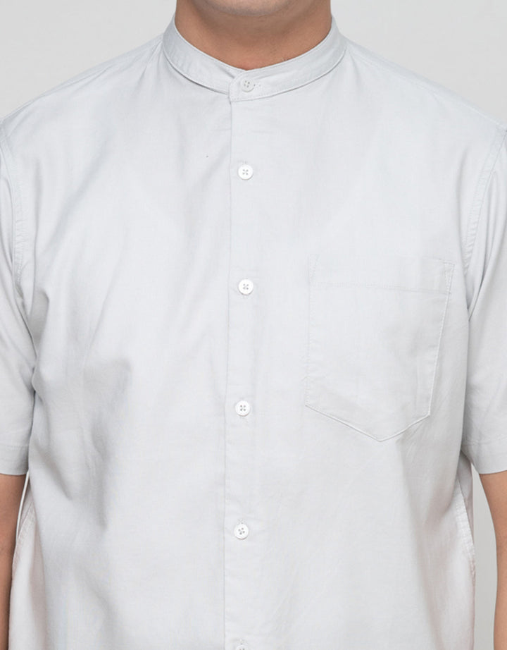 Cole Mandarain Oxford Kemeja Pria