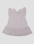 Little M Woven Texture With Smoke Mini Dress Bayi