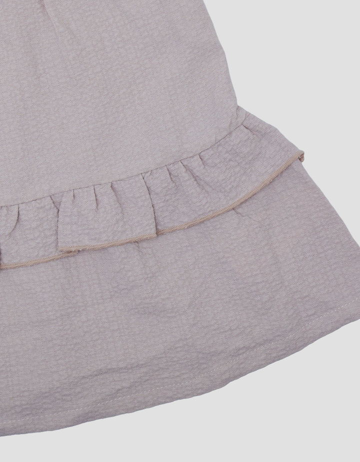 Little M Woven Texture With Smoke Mini Dress Bayi