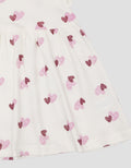 Little M Jersey Fullprint Twin Love Dress Bayi