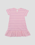 Little M Jersey Fullprint Salur Mini Dress Bayi