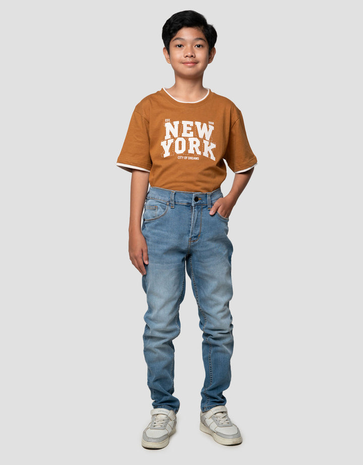 Nevada Regular Fit Stretch Celana Denim Anak Laki-laki